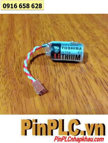 Toshiba ER3V (Zắc VTC), Pin Toshiba ER3V lithium 3.6v 1/2AA 1000mAh chính hãng (NHẬT)	